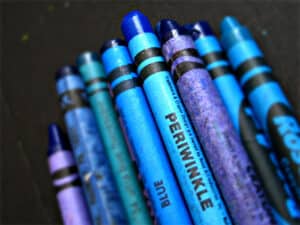nuances de bleu